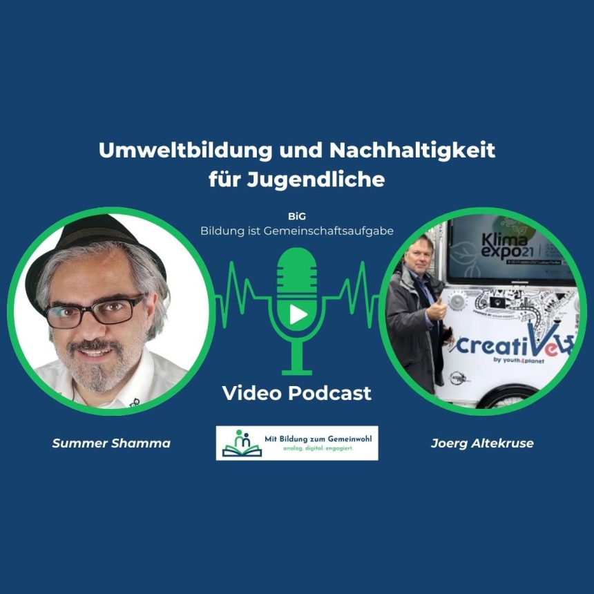 Mein erster Interviewpartner, Joerg Altekruse von Youth4planet e.V., ist ein inspirierendes Multitalent!