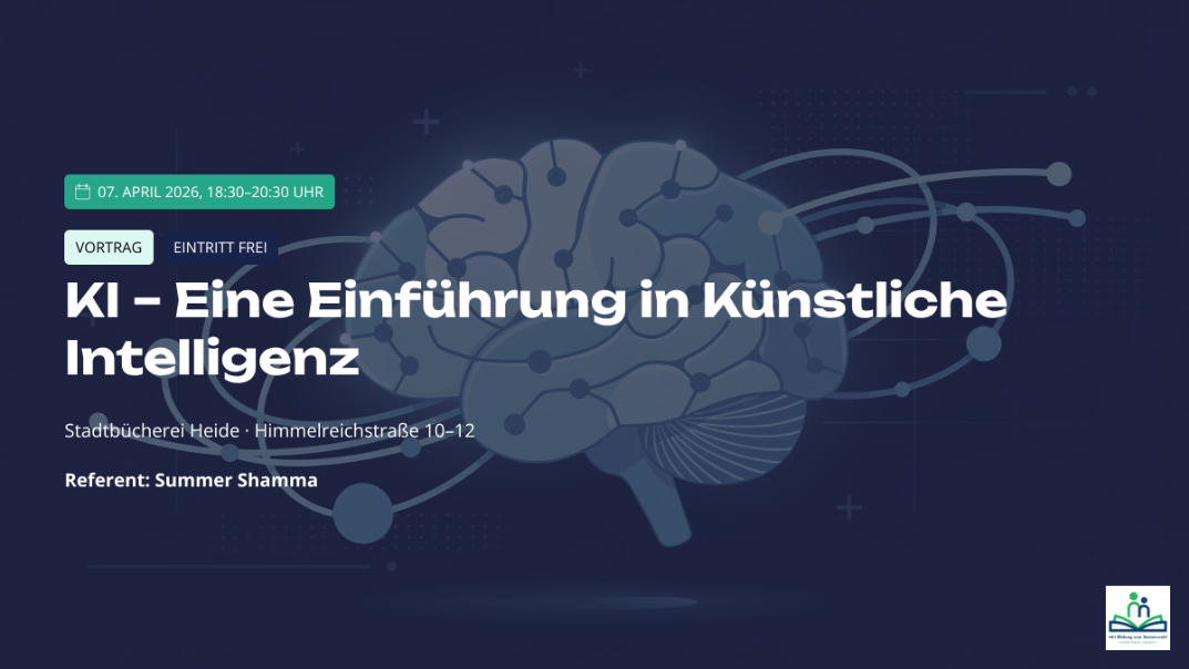 1_KI-Eine-Einfuehrung-in-Kuenstliche-Intelligenz Vortrag “KI verstehen – Einführung in Künstliche Intelligenz” im Themenraum 2026 „Zukunft – heute Fiction, morgen Science“
